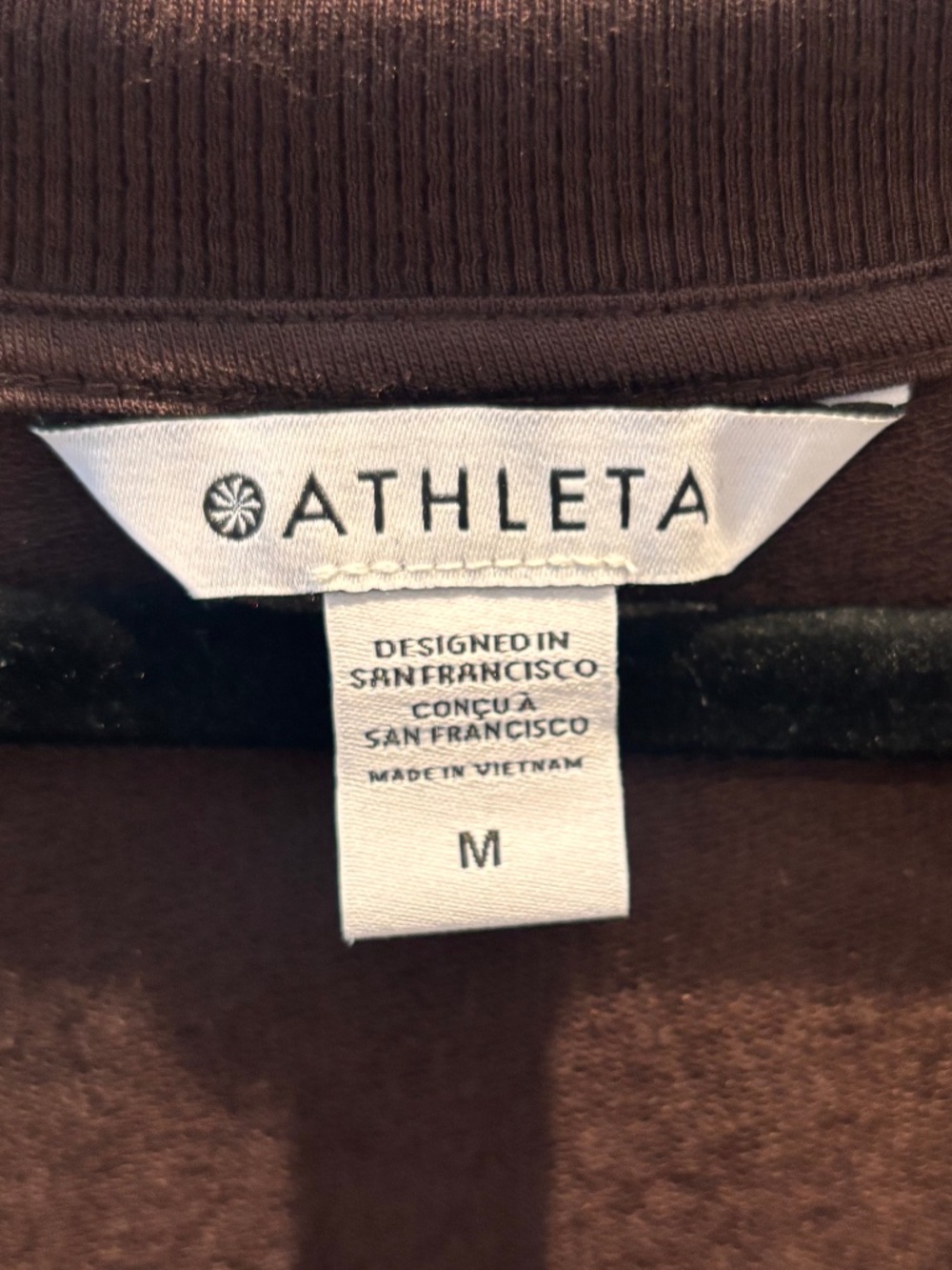 Athleta V-Neck  Tencel Modal top (medium/ brown) - Picture 2 of 4
